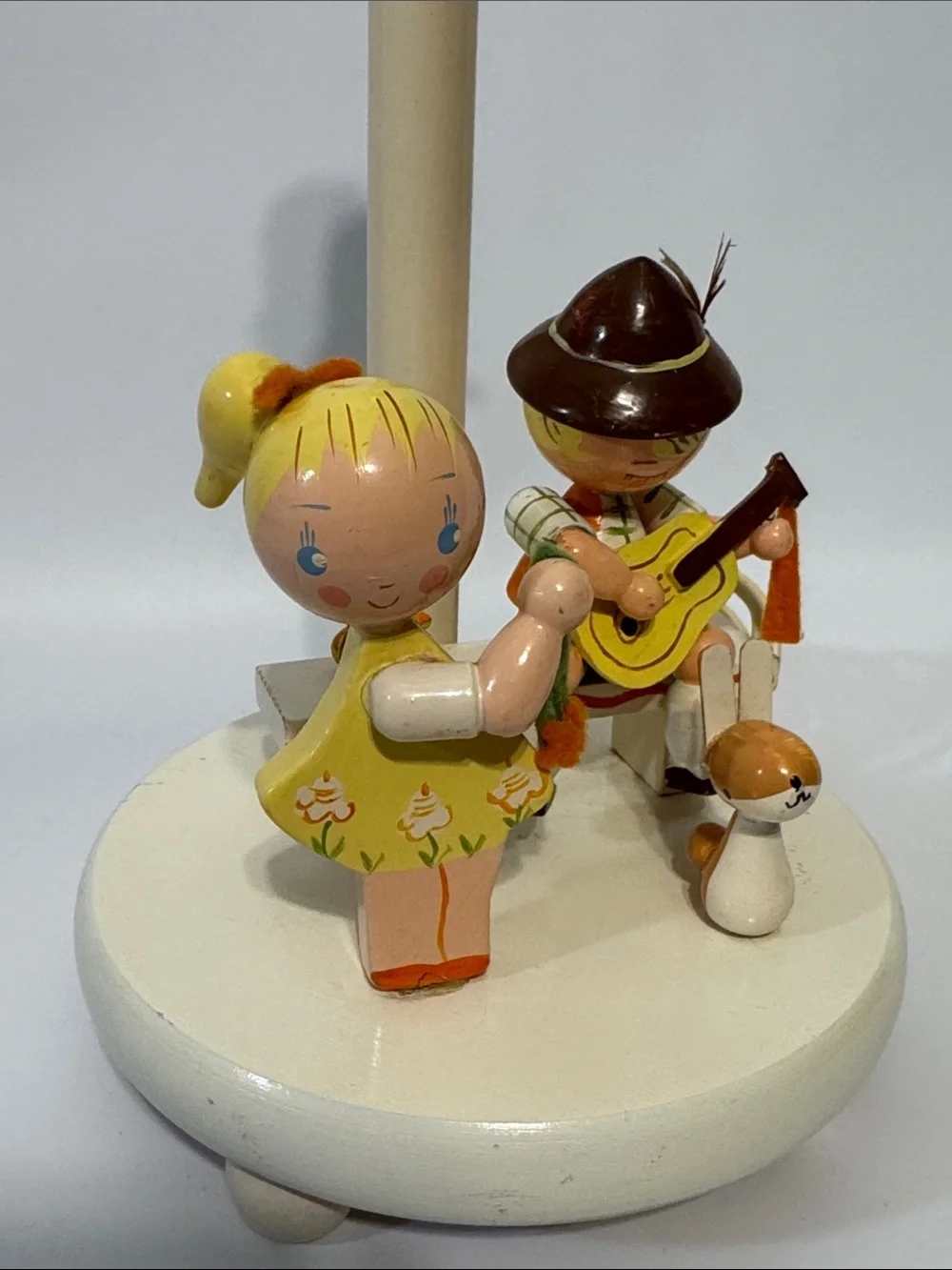Vintage Mid-Century Wooden Nursery Lamp - Irmi / Nursery Originals